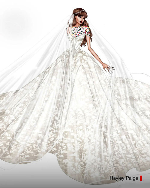 رقابت بر سر طراحی لباس عروس تیلور سوئیفت