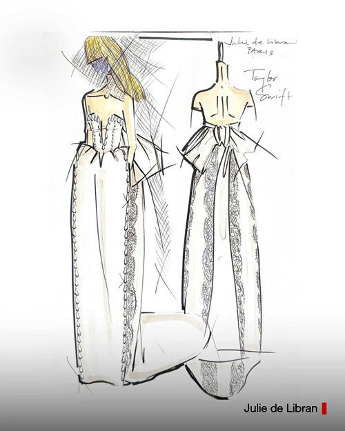 رقابت بر سر طراحی لباس عروس تیلور سوئیفت