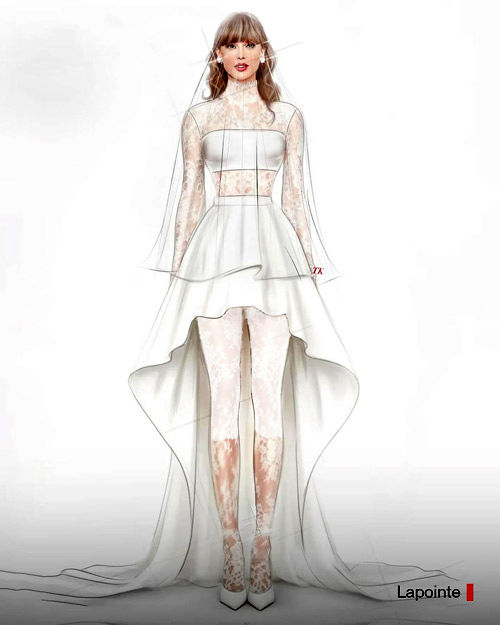 رقابت بر سر طراحی لباس عروس تیلور سوئیفت